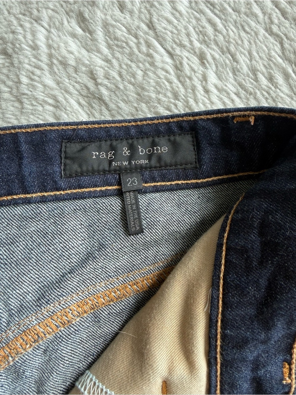 Rag & Bone Ellie High Waisted Denim Shorts - Picture 2 of 4